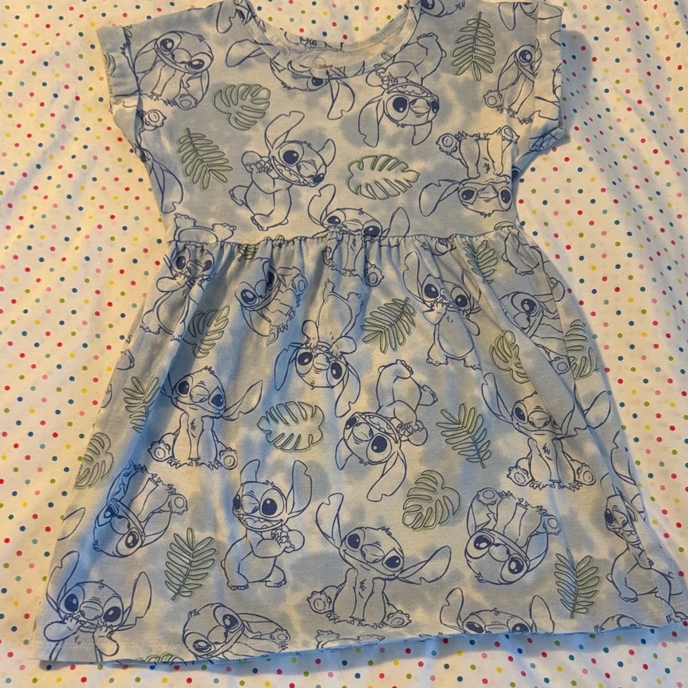 Blue Stitch Kids Dress EUC